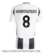 Maillot de football Réplique Juventus Teun Koopmeiners #8 Domicile 2024-25 Manche Courte