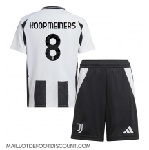 Maillot de football Réplique Juventus Teun Koopmeiners #8 Domicile Enfant 2024-25 Manche Courte (+ Pantalon court)