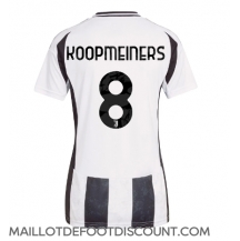 Maillot de football Réplique Juventus Teun Koopmeiners #8 Domicile Femme 2024-25 Manche Courte