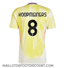 Maillot de football Réplique Juventus Teun Koopmeiners #8 Extérieur 2024-25 Manche Courte