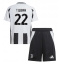 Maillot de football Réplique Juventus Timothy Weah #22 Domicile Enfant 2024-25 Manche Courte (+ Pantalon court)