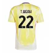 Maillot de football Réplique Juventus Timothy Weah #22 Extérieur 2024-25 Manche Courte