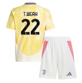 Maillot de football Réplique Juventus Timothy Weah #22 Extérieur Enfant 2024-25 Manche Courte (+ Pantalon court)