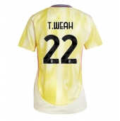 Maillot de football Réplique Juventus Timothy Weah #22 Extérieur Femme 2024-25 Manche Courte