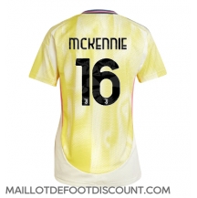 Maillot de football Réplique Juventus Weston McKennie #16 Extérieur Femme 2024-25 Manche Courte