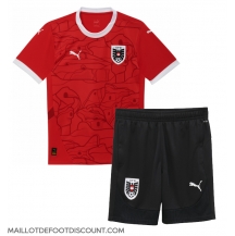 Maillot de football Réplique L'Autriche Domicile Enfant Europe 2024 Manche Courte (+ Pantalon court)