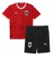 Maillot de football Réplique L'Autriche Domicile Enfant Europe 2024 Manche Courte (+ Pantalon court)