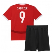 Maillot de football Réplique L'Autriche Marcel Sabitzer #9 Domicile Enfant Europe 2024 Manche Courte (+ Pantalon court)