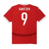 Maillot de football Réplique L'Autriche Marcel Sabitzer #9 Domicile Europe 2024 Manche Courte