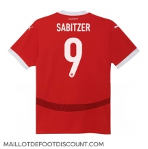 Maillot de football Réplique L'Autriche Marcel Sabitzer #9 Domicile Europe 2024 Manche Courte