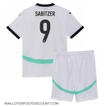 Maillot de football Réplique L'Autriche Marcel Sabitzer #9 Extérieur Enfant Europe 2024 Manche Courte (+ Pantalon court)