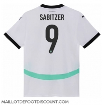 Maillot de football Réplique L'Autriche Marcel Sabitzer #9 Extérieur Europe 2024 Manche Courte