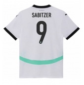 Maillot de football Réplique L'Autriche Marcel Sabitzer #9 Extérieur Femme Europe 2024 Manche Courte