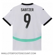 Maillot de football Réplique L'Autriche Marcel Sabitzer #9 Extérieur Femme Europe 2024 Manche Courte