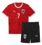 Maillot de football Réplique L'Autriche Marko Arnautovic #7 Domicile Enfant Europe 2024 Manche Courte (+ Pantalon court)