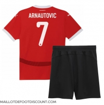 Maillot de football Réplique L'Autriche Marko Arnautovic #7 Domicile Enfant Europe 2024 Manche Courte (+ Pantalon court)