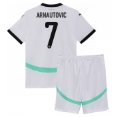 Maillot de football Réplique L'Autriche Marko Arnautovic #7 Extérieur Enfant Europe 2024 Manche Courte (+ Pantalon court)