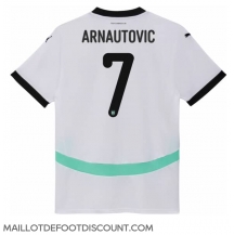 Maillot de football Réplique L'Autriche Marko Arnautovic #7 Extérieur Europe 2024 Manche Courte