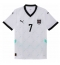 Maillot de football Réplique L'Autriche Marko Arnautovic #7 Extérieur Femme Europe 2024 Manche Courte