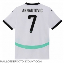 Maillot de football Réplique L'Autriche Marko Arnautovic #7 Extérieur Femme Europe 2024 Manche Courte