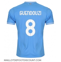 Maillot de football Réplique Lazio Matteo Guendouzi #8 Domicile 2023-24 Manche Courte