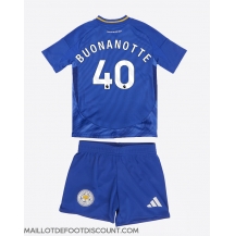 Maillot de football Réplique Leicester City Facundo Buonanotte #40 Domicile Enfant 2024-25 Manche Courte (+ Pantalon court)