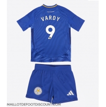 Maillot de football Réplique Leicester City Jamie Vardy #9 Domicile Enfant 2024-25 Manche Courte (+ Pantalon court)