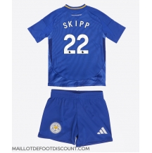 Maillot de football Réplique Leicester City Oliver Skipp #22 Domicile Enfant 2024-25 Manche Courte (+ Pantalon court)