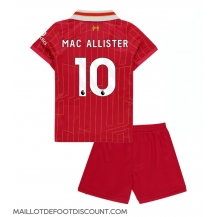 Maillot de football Réplique Liverpool Alexis Mac Allister #10 Domicile Enfant 2024-25 Manche Courte (+ Pantalon court)