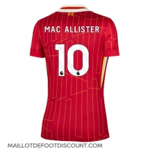 Maillot de football Réplique Liverpool Alexis Mac Allister #10 Domicile Femme 2024-25 Manche Courte