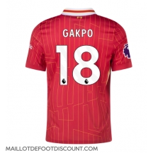 Maillot de football Réplique Liverpool Cody Gakpo #18 Domicile 2024-25 Manche Courte