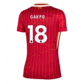 Maillot de football Réplique Liverpool Cody Gakpo #18 Domicile Femme 2024-25 Manche Courte