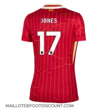 Maillot de football Réplique Liverpool Curtis Jones #17 Domicile Femme 2024-25 Manche Courte