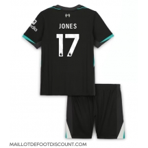 Maillot de football Réplique Liverpool Curtis Jones #17 Extérieur Enfant 2024-25 Manche Courte (+ Pantalon court)