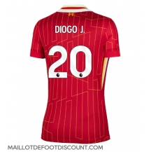 Maillot de football Réplique Liverpool Diogo Jota #20 Domicile Femme 2024-25 Manche Courte