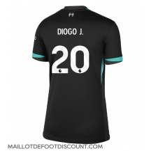 Maillot de football Réplique Liverpool Diogo Jota #20 Extérieur Femme 2024-25 Manche Courte