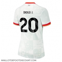 Maillot de football Réplique Liverpool Diogo Jota #20 Troisième Femme 2024-25 Manche Courte