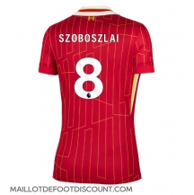 Maillot de football Réplique Liverpool Dominik Szoboszlai #8 Domicile Femme 2024-25 Manche Courte