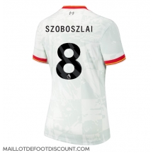 Maillot de football Réplique Liverpool Dominik Szoboszlai #8 Troisième Femme 2024-25 Manche Courte