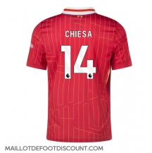 Maillot de football Réplique Liverpool Federico Chiesa #14 Domicile 2024-25 Manche Courte