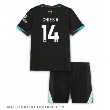 Maillot de football Réplique Liverpool Federico Chiesa #14 Extérieur Enfant 2024-25 Manche Courte (+ Pantalon court)