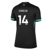 Maillot de football Réplique Liverpool Federico Chiesa #14 Extérieur Femme 2024-25 Manche Courte