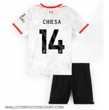 Maillot de football Réplique Liverpool Federico Chiesa #14 Troisième Enfant 2024-25 Manche Courte (+ Pantalon court)