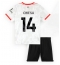 Maillot de football Réplique Liverpool Federico Chiesa #14 Troisième Enfant 2024-25 Manche Courte (+ Pantalon court)