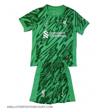 Maillot de football Réplique Liverpool Gardien de but Extérieur Enfant 2024-25 Manche Courte (+ Pantalon court)