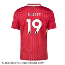 Maillot de football Réplique Liverpool Harvey Elliott #19 Domicile 2024-25 Manche Courte