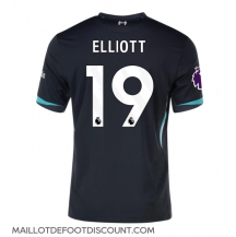 Maillot de football Réplique Liverpool Harvey Elliott #19 Extérieur 2024-25 Manche Courte