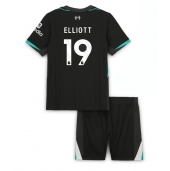 Maillot de football Réplique Liverpool Harvey Elliott #19 Extérieur Enfant 2024-25 Manche Courte (+ Pantalon court)