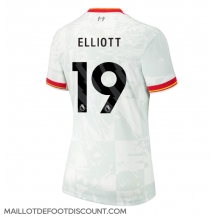 Maillot de football Réplique Liverpool Harvey Elliott #19 Troisième Femme 2024-25 Manche Courte