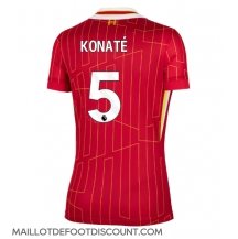 Maillot de football Réplique Liverpool Ibrahima Konate #5 Domicile Femme 2024-25 Manche Courte